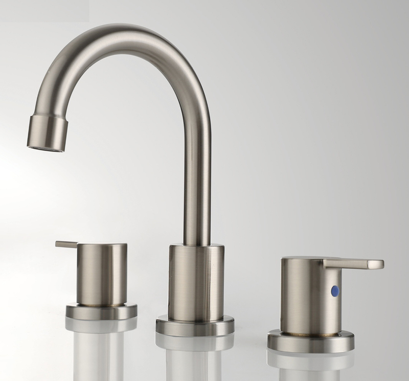 Cupc 3 trous robinet 8 pouces Style répandu pour la salle de bain en utilisant BF03015-K09-BN