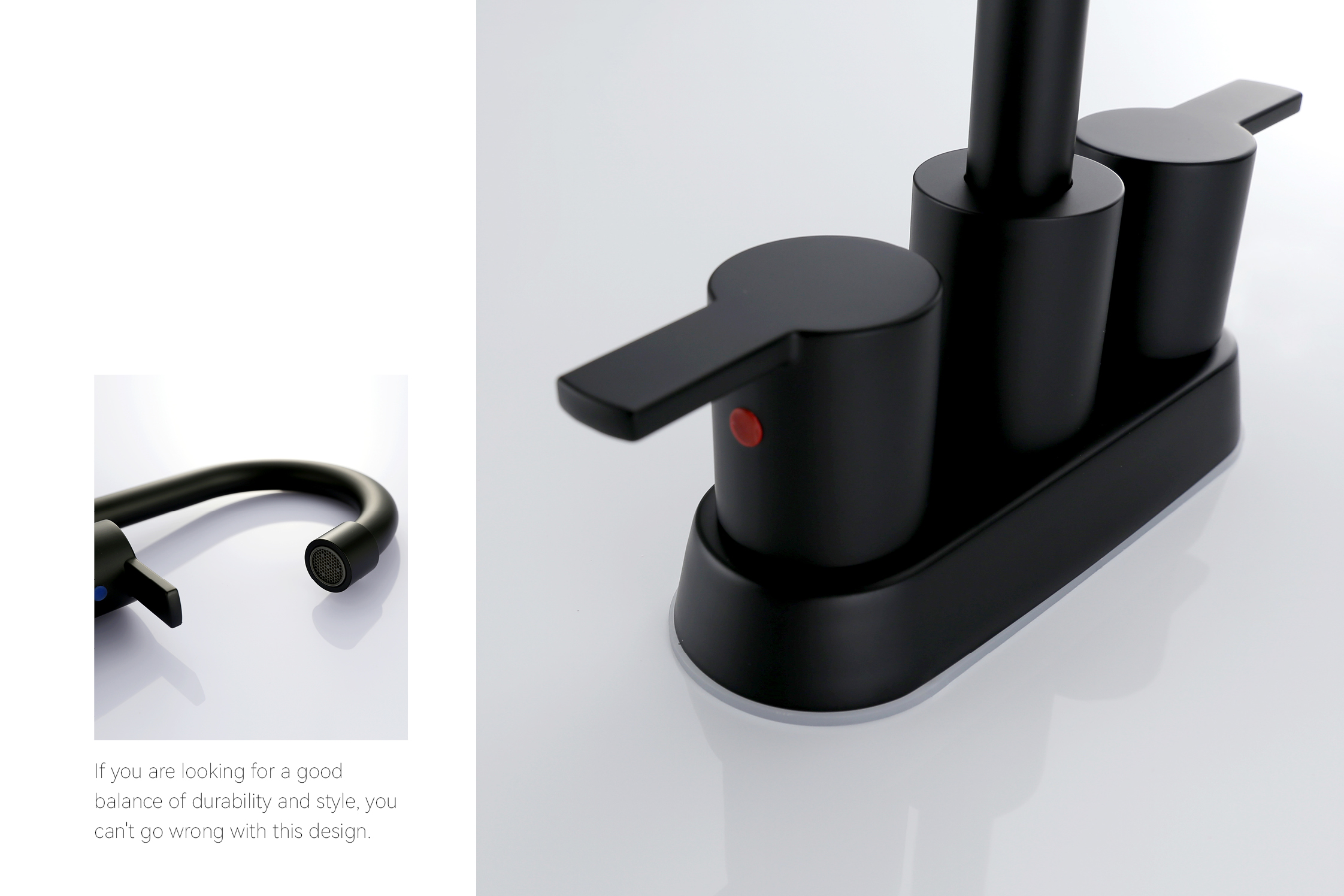 Robinet de lavabo de 4 pouces