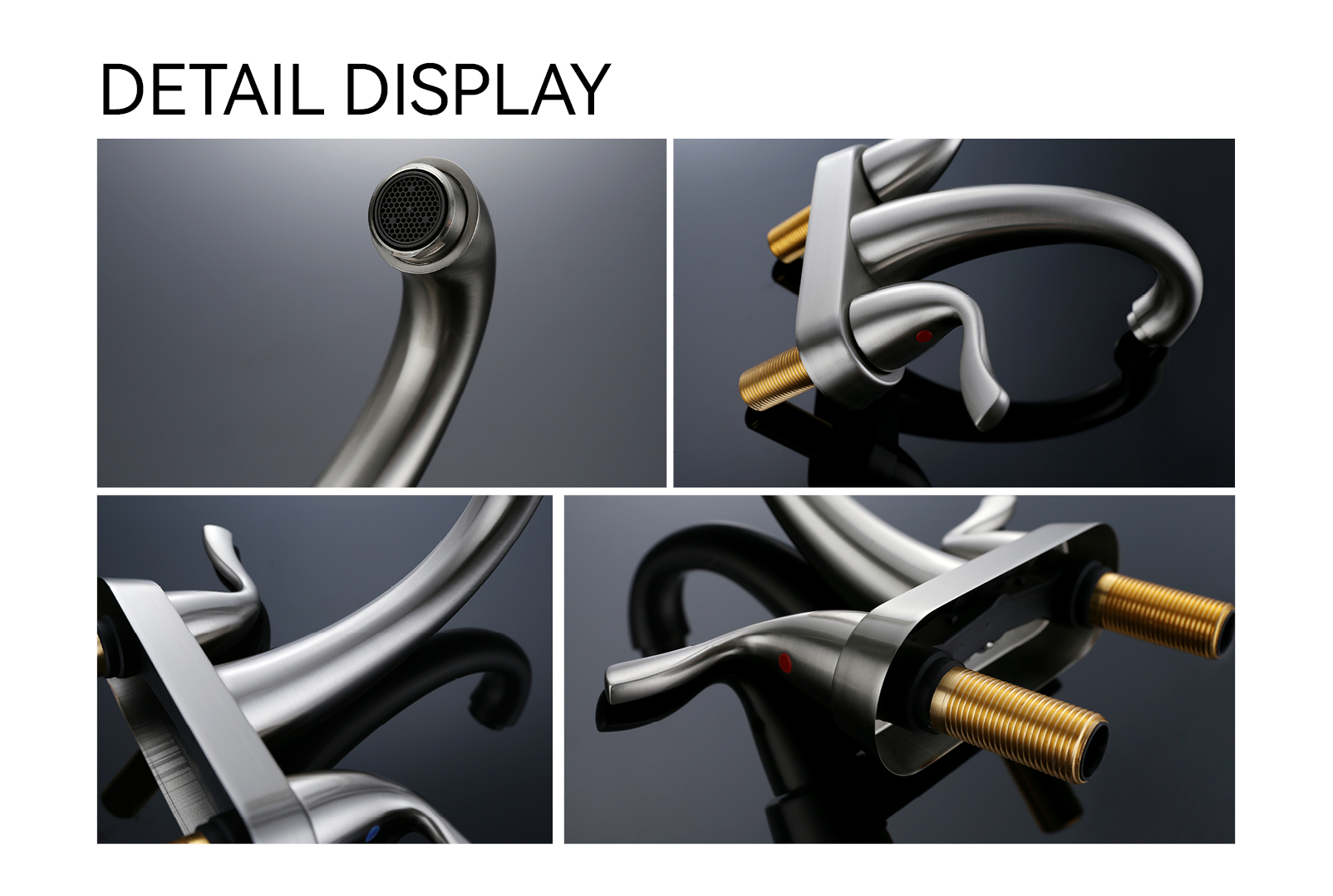 Robinet de salle de bain 3 trous