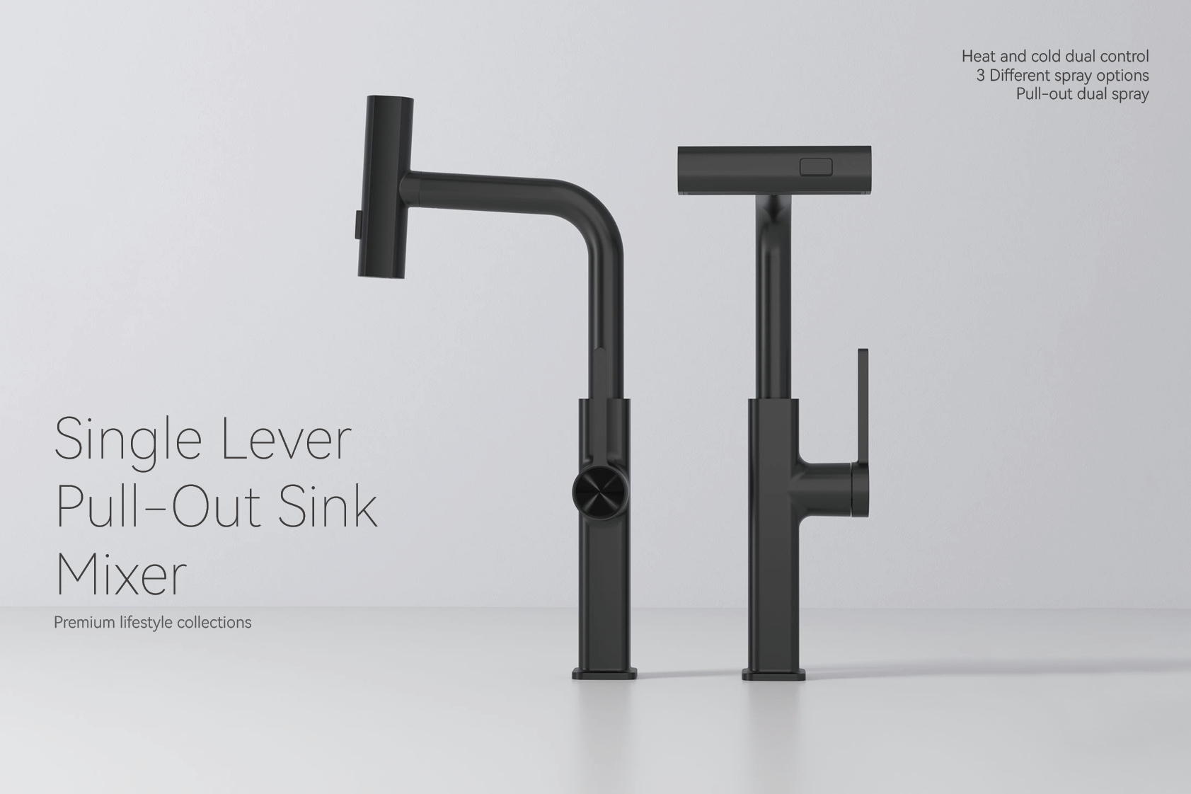 rabattre les robinets de cuisine