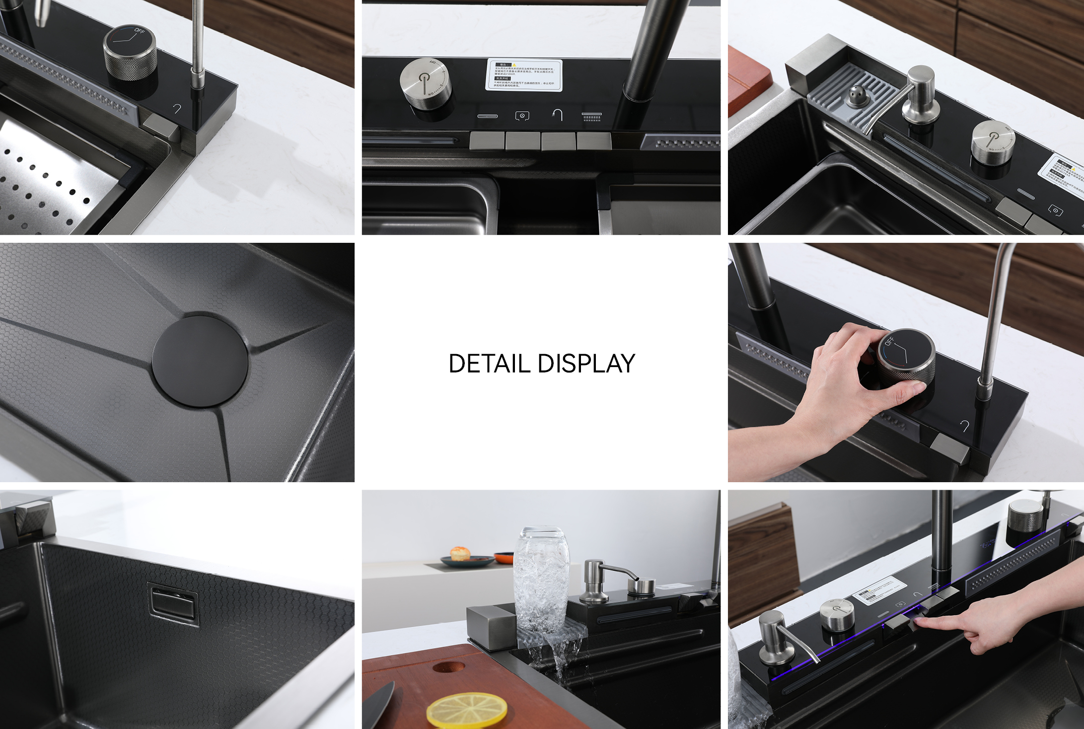 &Eacute;vier de cuisine pour poste de travail