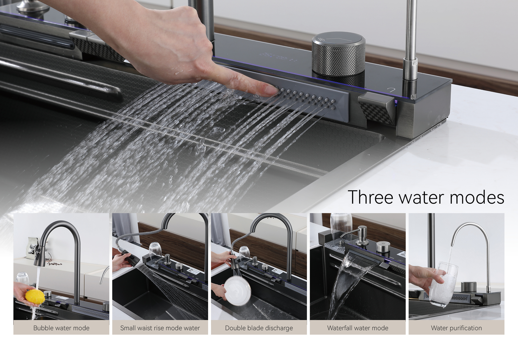 &Eacute;vier de cuisine int&eacute;gr&eacute;