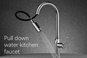  Chrome Chrome fini pur Tull Down Kitchen Faucet KF03014-C