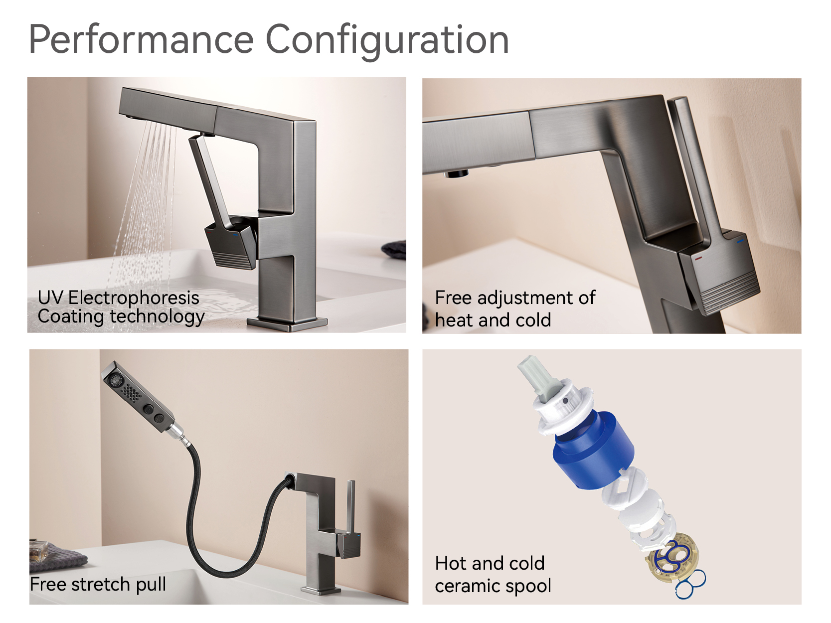 Robinet de salle de bain SAMLIYU