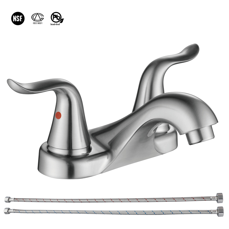 Robinet de laiton de luxe de luxe de luxe à deux manches 4 pouces meilleur robinet 