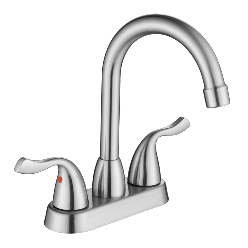 Robinets de bassin à double poignée de conception sournois sournois pour une utilisation dans les salles de bains de l'hôtel