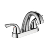 Robinet de bassin à double poignée sournois brossé nickel bassin robinet de salle de bain 