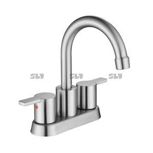 Mitigeur de lavabo SLY Robinets de salle de bain à deux poignées à levier contemporain 
