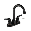SLY Robinet d'eau chaude et froide Robinet de lavabo à double poignée Mélangeur de salle de bain