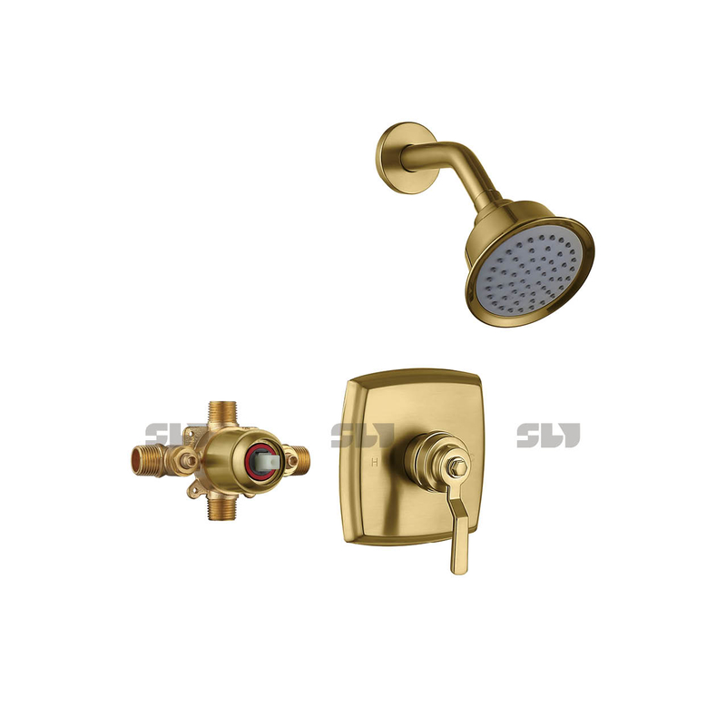 Ensemble combiné mural SLY mitigeur de douche dissimulé de luxe à fonction unique 