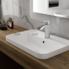 Robinet en acier inoxydable sournois salle de bain de salle de bain simple lavabo nouveau robinets de conception