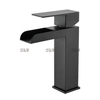 Robinet de salle de bain espacé SLY en nickel brossé