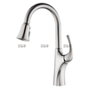 Vente en espèces Unique Brossed Placing Crown Crown Water Ridge Pull Down Kitchen Faucet 