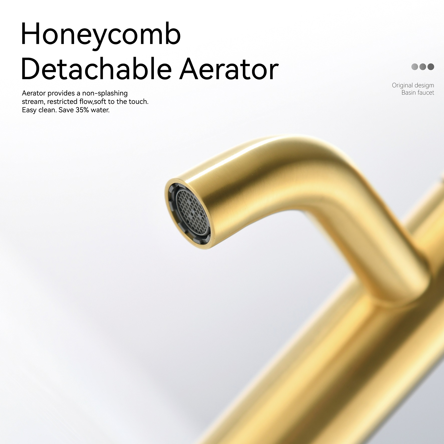 robinet de salle de bain blanc