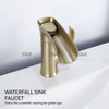 NOUVEAUX arrivées modernes de conception moderne Chrome Fauce de bassin à manche unique pour salle de bain à domicile