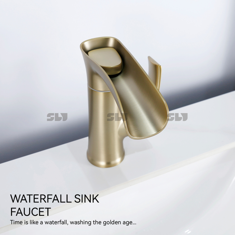 NOUVEAUX arrivées modernes de conception moderne Chrome Fauce de bassin à manche unique pour salle de bain à domicile