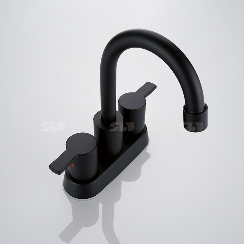 Lavabo de salle de bain à double poignée de luxe sournois