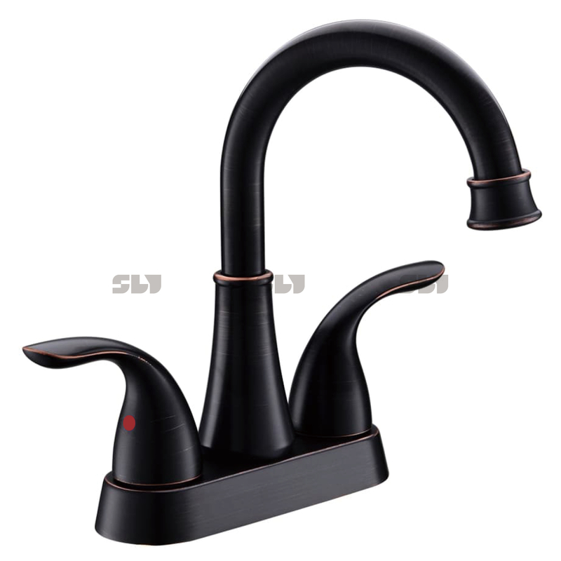 Robinet noir mat mortel morte pour les toilettes et la salle de bain