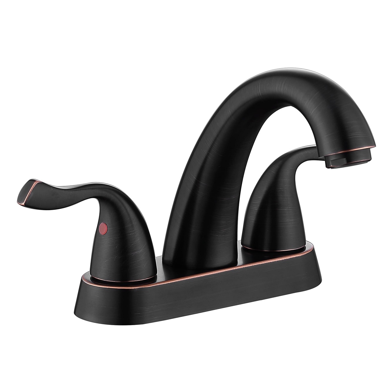 Robinets de salle de bain de la cuisine moderne mousseux Taps Basin Basin avec un trou de poignée unique