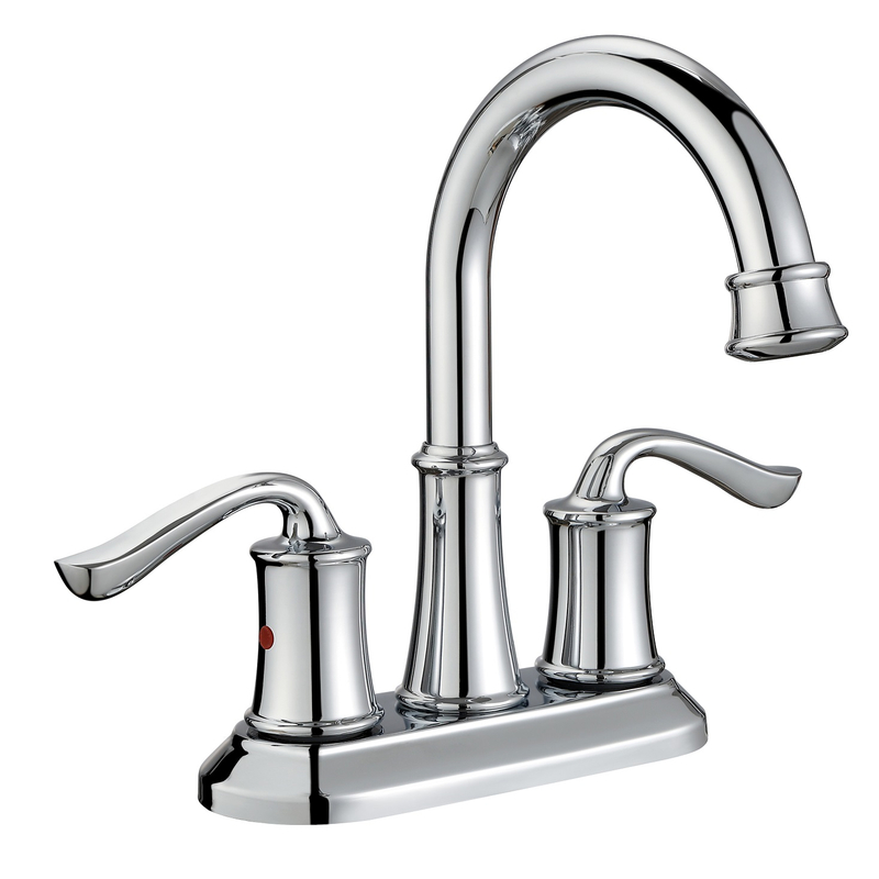 Robinet de lavabo en laiton en laiton mélangeur de salle de bain robinet de cascade