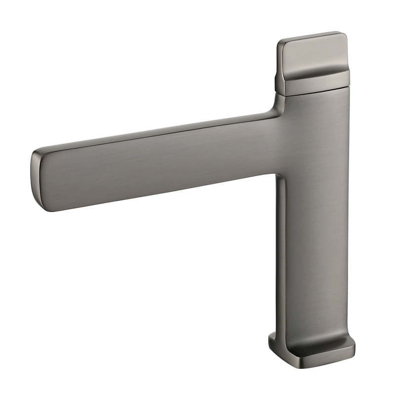 Bromé en laiton Chrome Waterfall Lever Mixer Tap Robinet de lavabo de salle de bain à trou unique