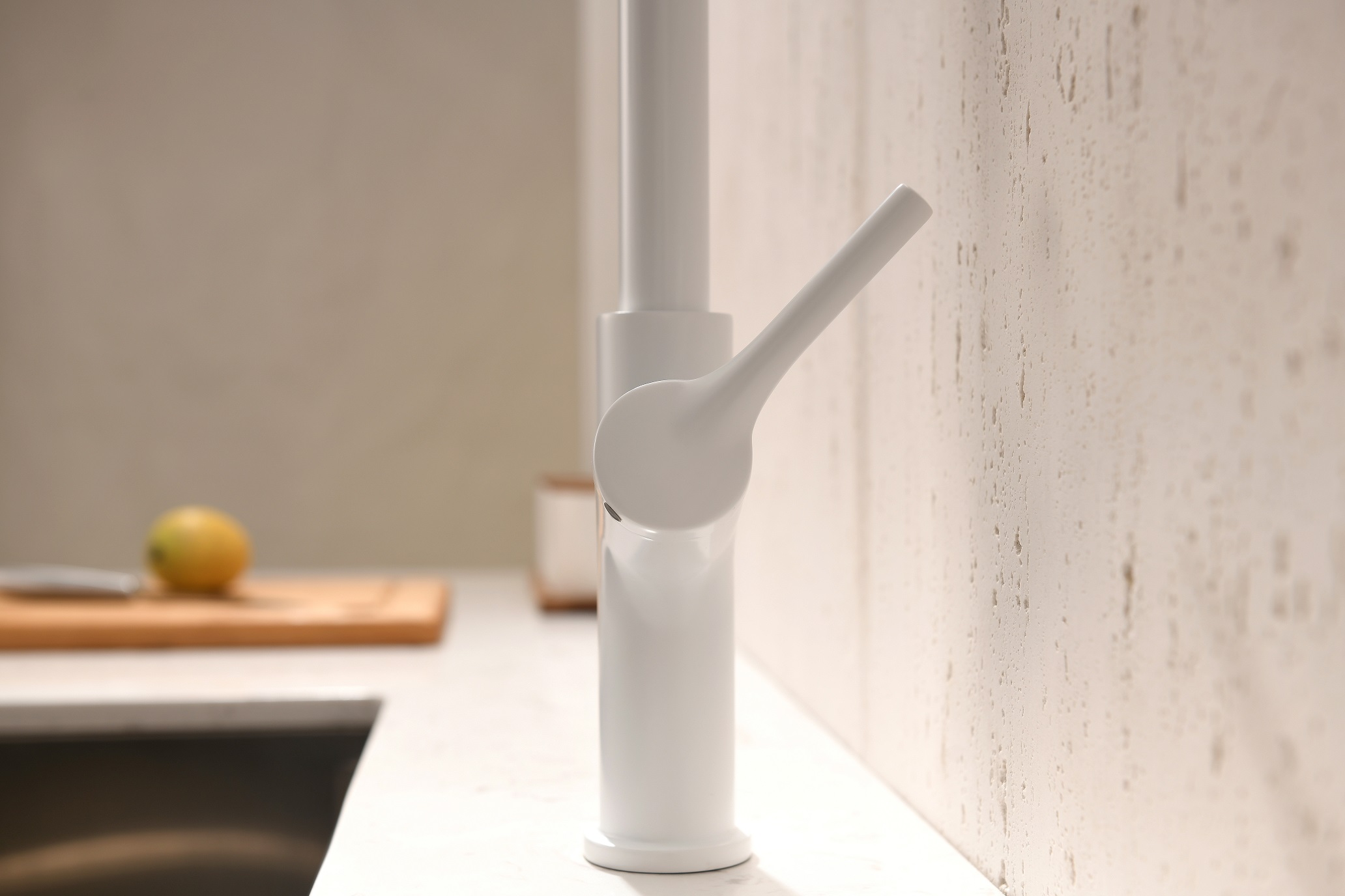 robinet de cuisine avec tirette