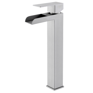 Robinet de bassin de salle de bain chaud et froid en acier inoxydable sournois sournois Facile à contrôler l'eau 