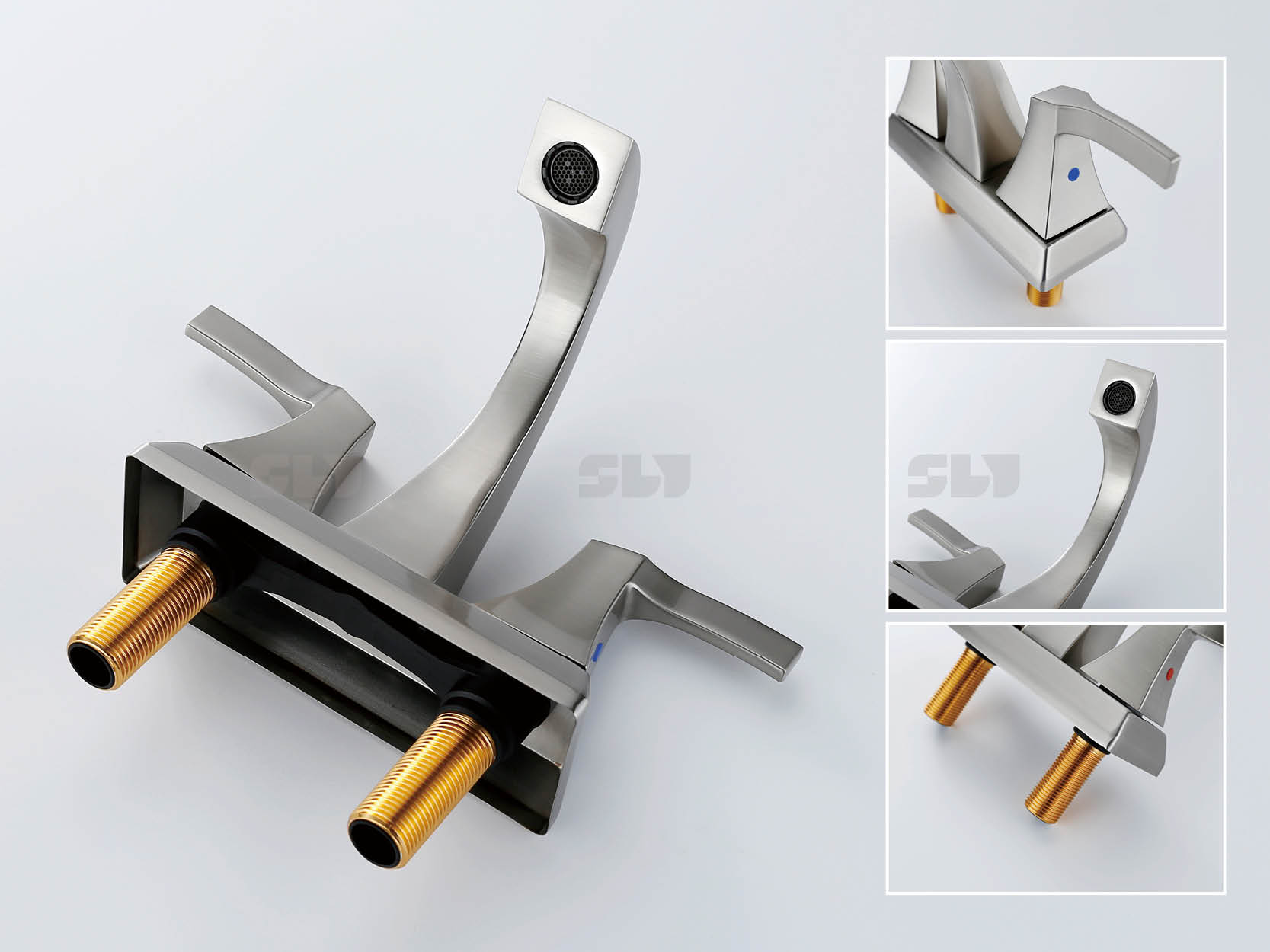 robinet nickel bross&eacute;