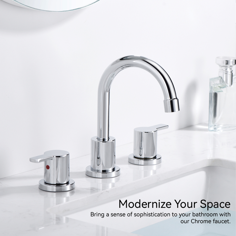 Fauteur de bassin de salle de bain sournois robinet de bassin de visage répandu Cupc Double manche 