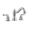Robinet de bassin à lavabo à double manche sournois sournois pour les salles de bains à la maison