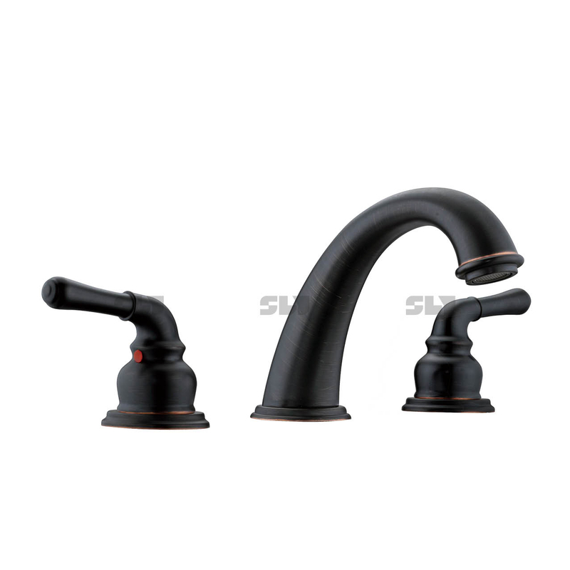 Robinet de lavage brossé à double poignée sournois sournois.