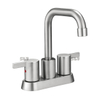 Robinet de bassin nickel brossé moderne moderne mélangeur de salle de bain noir robinet de lavage monté de lavage du bassin
