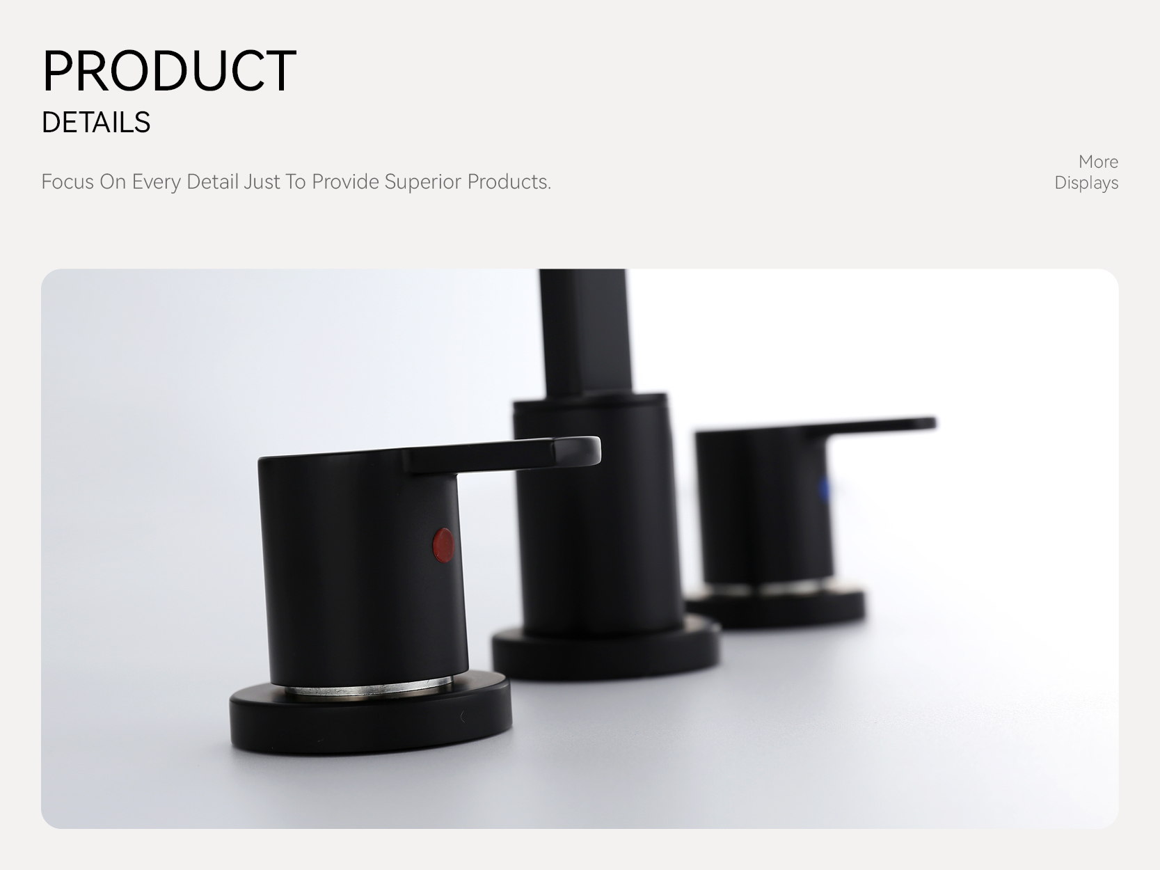 Robinets de salle de bains Home Depot, &eacute;cart de 8 pouces