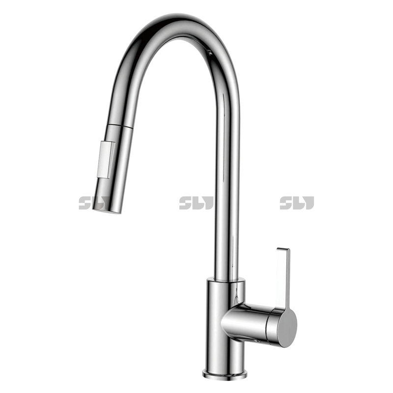 Robinet de cuisine à manche unique SS304 SS304 3 voies