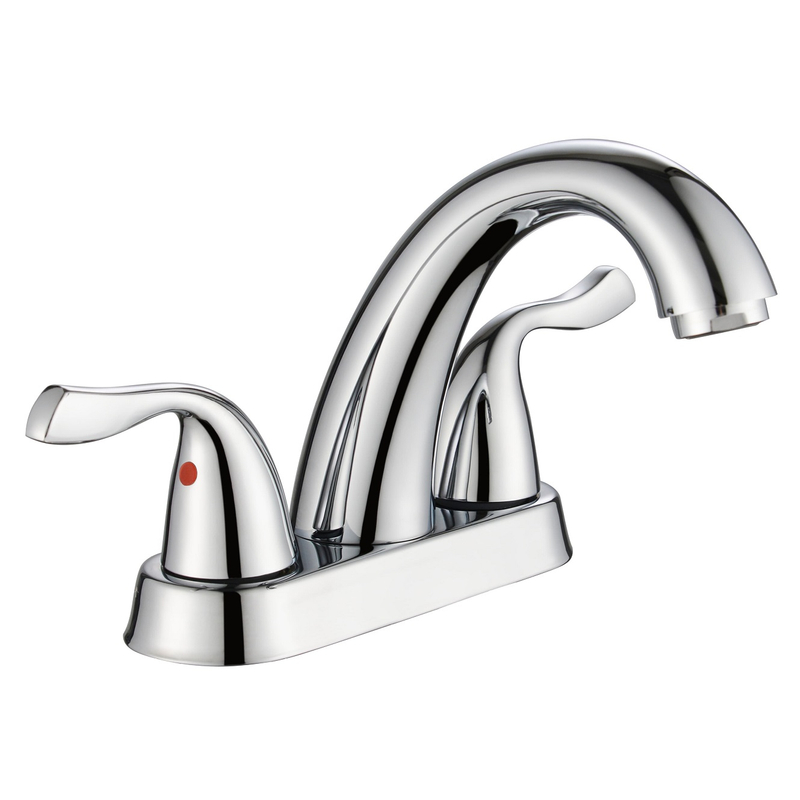 Robinets de salle de bain de la cuisine moderne mousseux Taps Basin Basin avec un trou de poignée unique