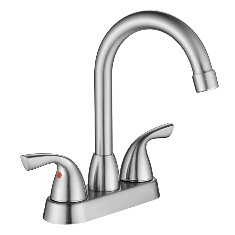 Robinet de salle de bain à double poignée moderne de luxe sournois sournois
