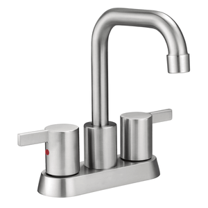 Nickel sournois nickel moderne robinet de lavabo à trou de salle de bain