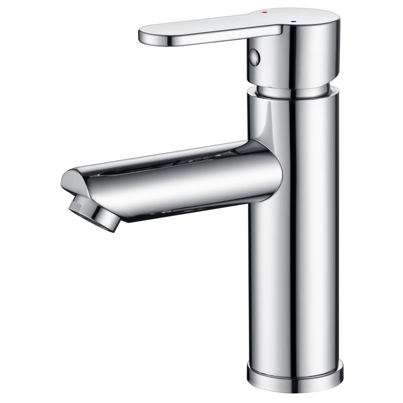 Robinet de salle de bain noir chromé noir robinet de pont monomoteur monte à poignée zinc carrée haute robinet