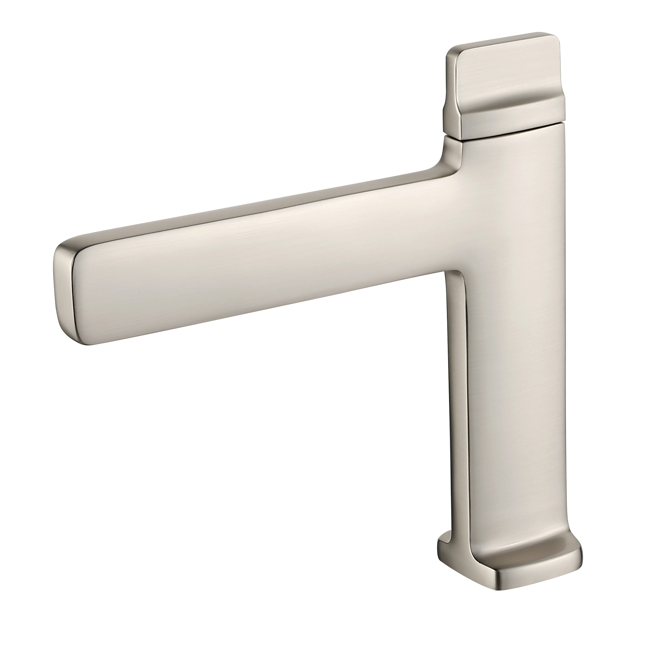 Bromé en laiton Chrome Waterfall Lever Mixer Tap Robinet de lavabo de salle de bain à trou unique