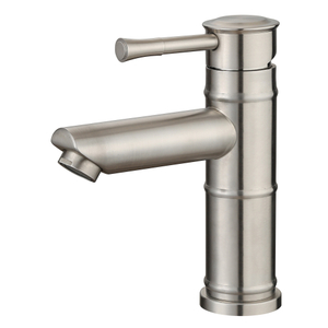 SLY robinet de lavabo en Nickel brossé de haute qualité, fabrication en laiton, armoire de salle de bains, lavabo, robinet chaud et froid