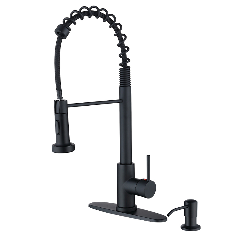 Robinet de cuisine nickel brossé sournois