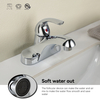 Samliyu Chrome Bathroom Bower Basin Robinet Tap Taper Boux de baignoire à eau froide et de douche Robinets de salle de bain