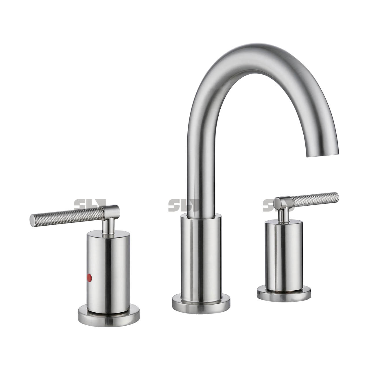 Robinet bassin de lavabo moderne de lait en laiton moderne mate