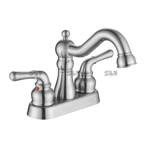 SLY Fixable Face Wash Mitigeur Lavabo Robinet Double Poignée Lavabo Robinet Salle De Bains Robinet 