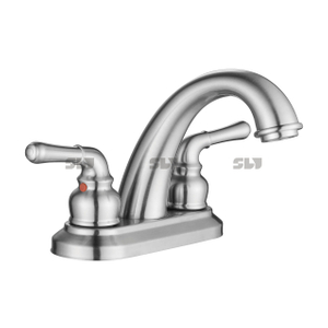  Robinet de lavabo à poignée SLY Robinet mitigeur monté sur pont Peerless pour salle de bain