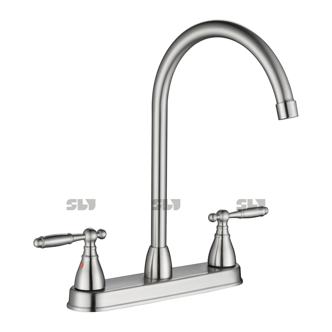 Robinet de lavabo de cuisine à eau de cuisine à eau de deux pouces sournois.