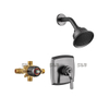 Ensemble combiné mural SLY mitigeur de douche dissimulé de luxe à fonction unique 