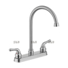Robinet d'eau de zinc moulé de chrome Sly