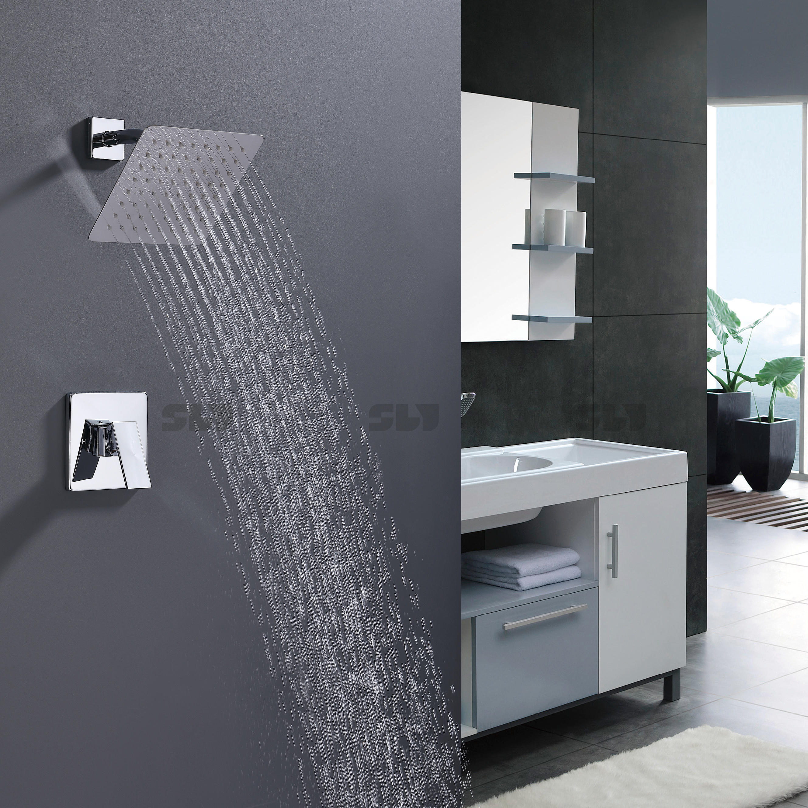 Ensemble de syst&egrave;me de robinet mitigeur de douche