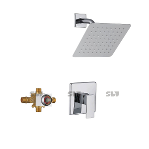SLY Robinet de douche Ensemble de système de robinetterie mixte pour douche murale